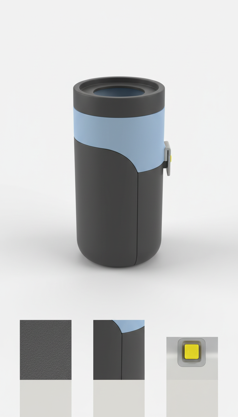 Removable Debris Canister With Secure Seal